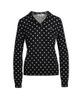 Comme des Garçons PLAY Women's Polka Dot Wool Knit Sweater - 8