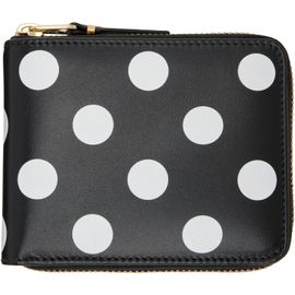 COMME des GARÇONS WALLETS COMME des GARÇONS WALLETS Black & White Printed Polka Dots Wallet