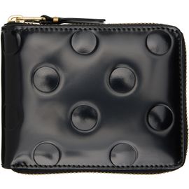 COMME des GARÇONS WALLETS COMME des GARÇONS WALLETS Black Dots Embossed Leather Wallet
