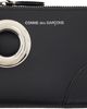 COMME des GARÇONS WALLETS COMME des GARÇONS WALLETS Black Eyelet Pouch - 1