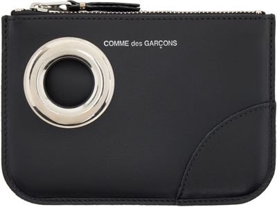 COMME des GARÇONS WALLETS COMME des GARÇONS WALLETS Black Eyelet Pouch