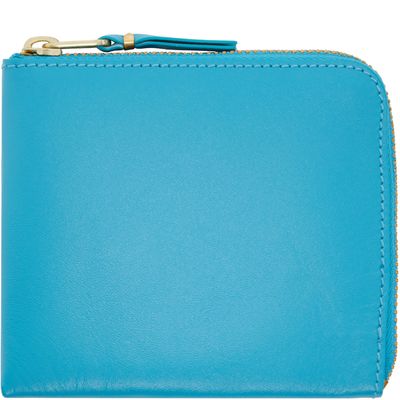 COMME des GARÇONS WALLETS COMME des GARÇONS WALLETS Blue Classic Leather Wallet
