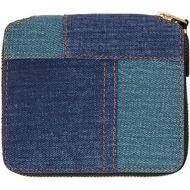 COMME des GARÇONS WALLETS COMME des GARÇONS WALLETS Blue Denim Pocket 2100DP Wallet