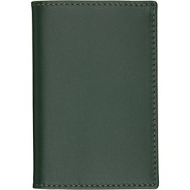 COMME des GARÇONS WALLETS COMME des GARÇONS WALLETS Green Classic Leather Line Card Holder