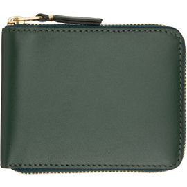 COMME des GARÇONS WALLETS COMME des GARÇONS WALLETS Green Classic Leather Line Wallet