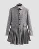 Comme des Garçons Women's Houndstooth Pleated Jacket - 1