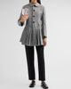 Comme des Garçons Women's Houndstooth Pleated Jacket - 2