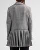 Comme des Garçons Women's Houndstooth Pleated Jacket - 3
