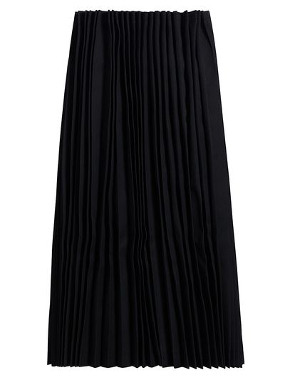 Comme des Garçons Women's Pleated Godet Midi-Skirt