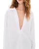 Comme Si Comme Si Deep V Blouse White - 1