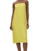 Comme Si Comme Si Everyday Silk Dress Chartreuse - 1