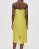 Comme Si Comme Si Everyday Silk Dress Chartreuse - 3