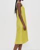 Comme Si Comme Si Everyday Silk Dress Chartreuse - 4