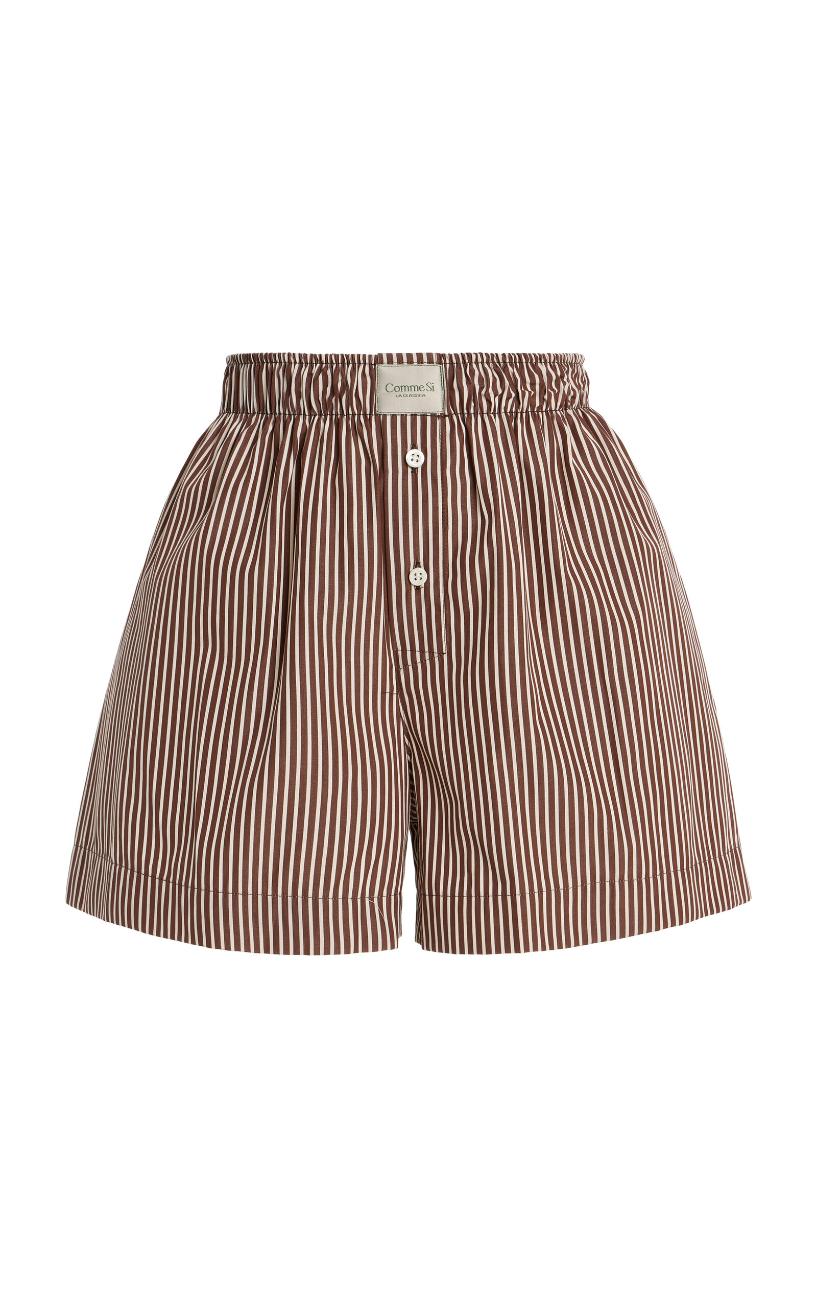 Comme Si Comme Si La Classica Striped CottonPoplin Boxer Shorts