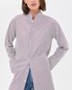Comme Si Comme Si Mandarin Collar Button Down Shirt Sorrento Stripe - 2