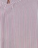 Comme Si Comme Si Mandarin Collar Button Down Shirt Sorrento Stripe - 6