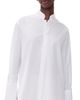 Comme Si Comme Si Mandarin Collar Shirt White - 1