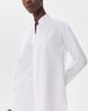 Comme Si Comme Si Mandarin Collar Shirt White - 2