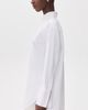 Comme Si Comme Si Mandarin Collar Shirt White - 4