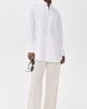 Comme Si Comme Si Mandarin Collar Shirt White - 5