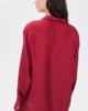 Comme Si Comme Si Notched Collar Long Sleeve Shirt Deep Red - 3