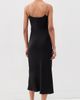 Comme Si Comme Si Silk Bias Dress Black - 3