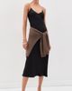 Comme Si Comme Si Silk Bias Dress Black - 5