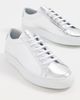 Common Projects Common Projects Achillies Skinny Sneakers Silver - 5