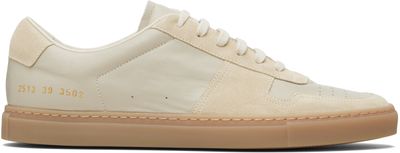 Common Projects Common Projects Beige BBall Slim Gum Sole Sneakers