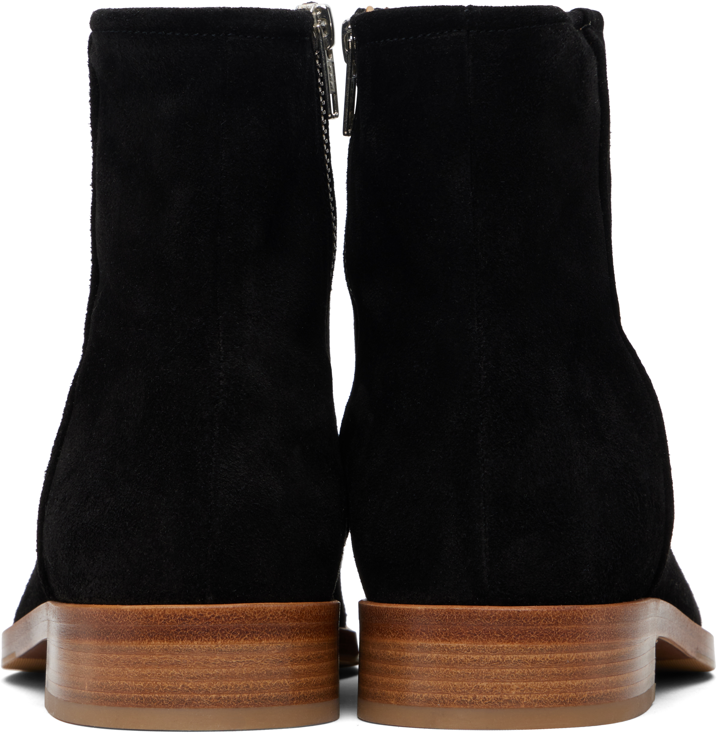 COMMON PROJECTS Size 8 Black Suede Side Zipper Ankle Boots COMMON PROJECTS Boots for Women for sale - eBay main image 2