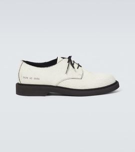 Common Projects Common Projects Cracked leather Derby shoes