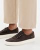Common Projects Common Projects Four Hole Slip On In Suede Moka - 3