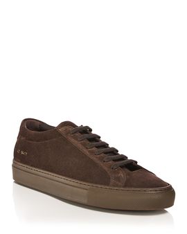 Common Projects Common Projects Men's Achilles Premium Suede Sneakers