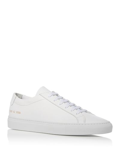 Common Projects Common Projects Men's Original Achilles Low Top White Sole 1658 Sneakers