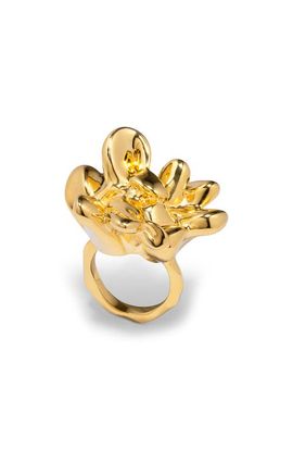 COMPLETEDWORKS COMPLETEDWORKS 18k Gold Plate Statement Ring