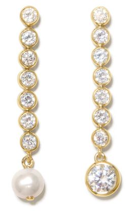 COMPLETEDWORKS COMPLETEDWORKS Ascent Mismatched Linear Drop Earrings