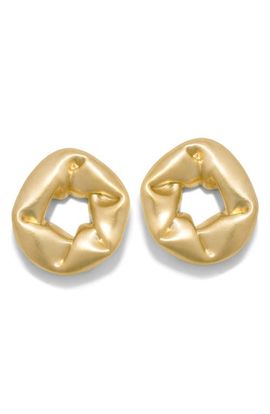 COMPLETEDWORKS COMPLETEDWORKS Big Scrunched Open Circle Drop Earrings