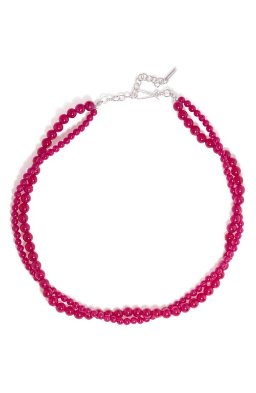 COMPLETEDWORKS COMPLETEDWORKS Chalcedony Beaded Necklace