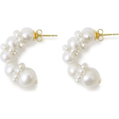 COMPLETEDWORKS COMPLETEDWORKS Freshwater Pearl Hoop Earrings