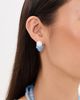 Completedworks Completedworks Freshwater Pearls Agate Bead Earrings Silver Plated Blue One - 3