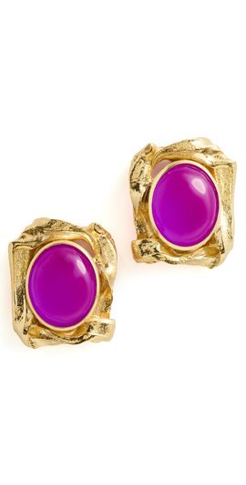 Completedworks Completedworks Recycled Brass Earrings 18k Gold Plating One