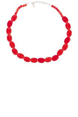Completedworks Completedworks Red Agate Bead Necklace