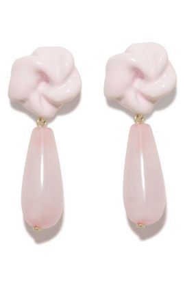 COMPLETEDWORKS COMPLETEDWORKS Rose Quartz Drop Earrings