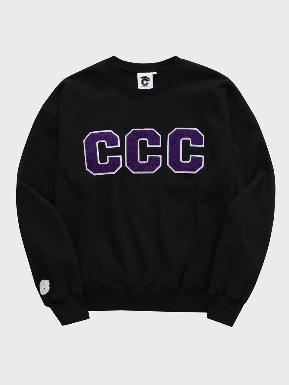 conceptcollege CCC Purple Patch Black Sweat Shirt