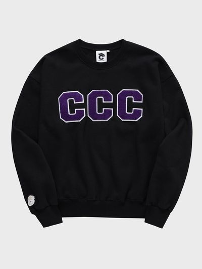 conceptcollege CCC Purple Patch Black Sweat Shirt