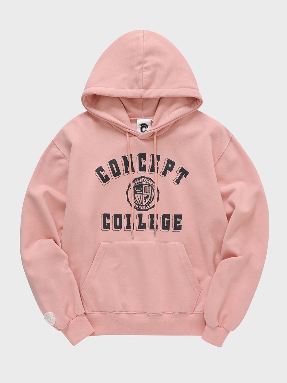 conceptcollege Classic Big Logo Indi pink Hoodie