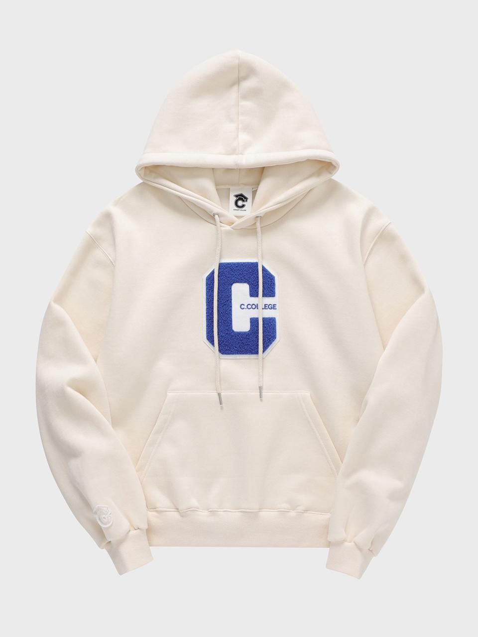 conceptcollege Mix C Patch Light Beige Hoodie