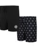 CONCEPTS SPORT Men's Concepts Sport Black Seattle Sounders FC Gauge Two-Pack Shorts Set  - 1