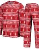 CONCEPTS SPORT Men's Concepts Sport Cardinal Stanford Cardinal Swivel Long Sleeve T-Shirt & Pants Sleep Set  - 1