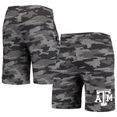 CONCEPTS SPORT Men's Concepts Sport Charcoal/Gray Texas A&M Aggies Camo Backup Terry Jam Lounge Shorts 